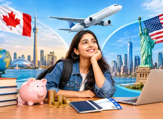 How Indian Students Can Save Up to ₹40,000 on Canada & US Flights