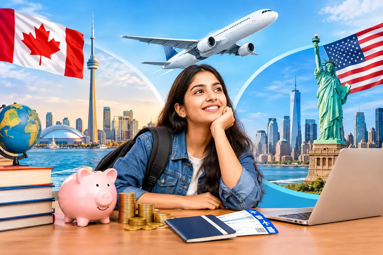 How Indian Students Can Save Up to ₹40,000 on Canada & US Flights