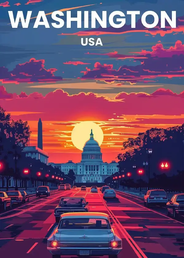Washington to Delhi